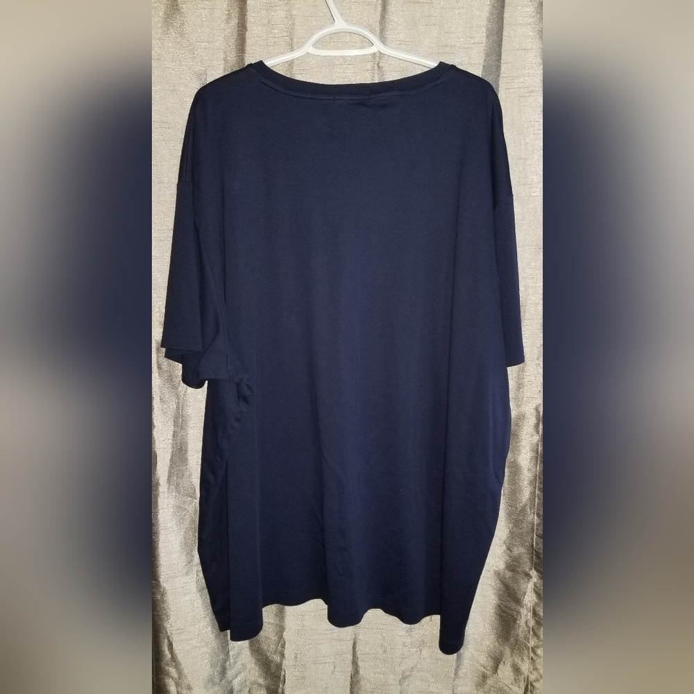 Polo Ralph Lauren VNeck Short Sleeve TShirt Flesh Pony Logo Label Reads Size 4XB - Picture 3 of 13